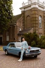 TROUWAUTO HUREN, FORD MUSTANG V8 1966 , ZELF RIJDEN, BLAUW, Trouwauto