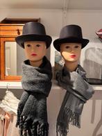 Heren hoed en sjaal voor Dickens festival., Ophalen of Verzenden, Zo goed als nieuw, Overige maten, Kerstmis of Sinterklaas