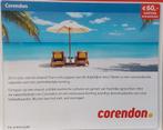 Kortingsbon Corendon 60 euro - voor GOED DOEL, Eén persoon, Kortingsbon