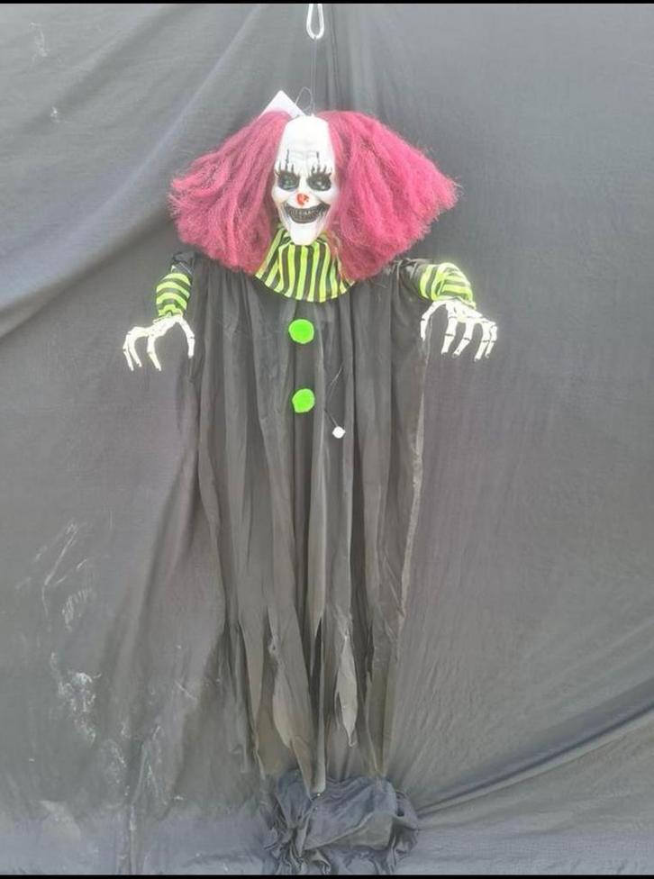Hangende Halloween Clown Pop, Hobby en Vrije tijd, Feestartikelen, Nieuw, Ophalen of Verzenden