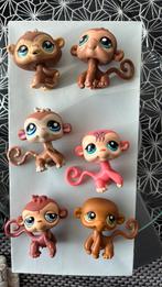 6 LPS apen en chimpansee littlest pet shop, Ophalen of Verzenden, Gebruikt