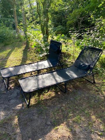 Ligbed 2x relaxstoel ligbedden  beschikbaar voor biedingen