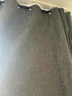 Kant en klaar gordijnen Antraciet verduisterend, 100 tot 150 cm, 200 cm of meer, Ophalen of Verzenden, Zo goed als nieuw