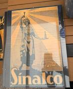 Retro sinalco schilderij, Ophalen of Verzenden, Zo goed als nieuw, Minder dan 80 cm