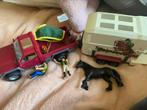 Schleich paarden trailer, Verzamelen, Speelgoed, Ophalen of Verzenden, Gebruikt