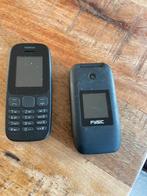 2  mobieltjes, Ophalen of Verzenden, Zo goed als nieuw
