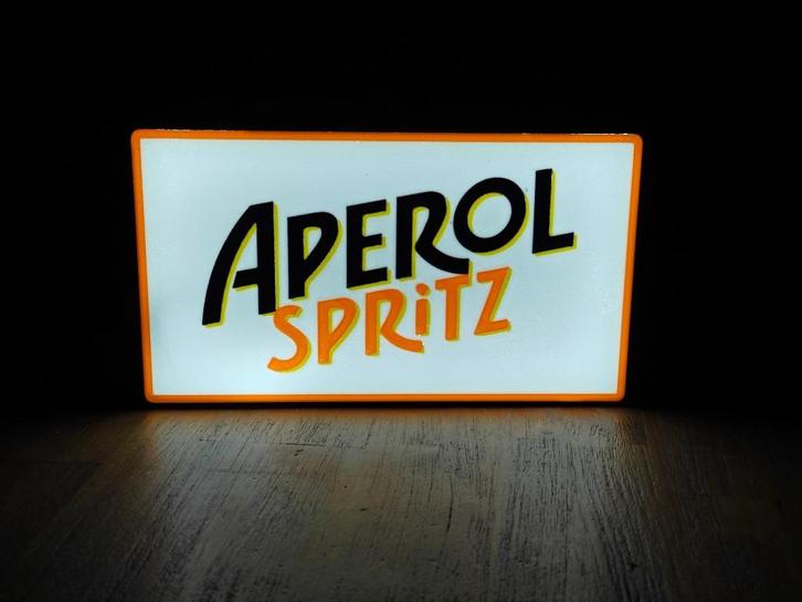 Aperol Spritz Lightbox met dimbare LED-strip, Huis en Inrichting, Lampen | Overige, Nieuw, Ophalen of Verzenden