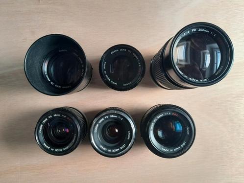 Canon FD lenzen, Audio, Tv en Foto, Fotografie | Lenzen en Objectieven, Zo goed als nieuw, Ophalen