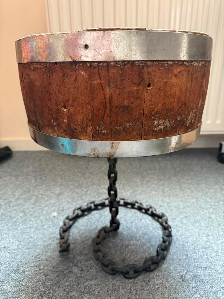 Kaasvat - kaaston - kaasmal op ketting (gelast), Antiek en Kunst, Antiek | Overige Antiek, Ophalen