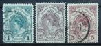 1899 Wilhelmina 77-79 gebruikt (B14-4), Verzenden, T/m 1940, Gestempeld