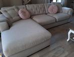 Mooie bank met lounge., Huis en Inrichting, Banken | Sofa's en Chaises Longues, Ophalen, Zo goed als nieuw, Stof