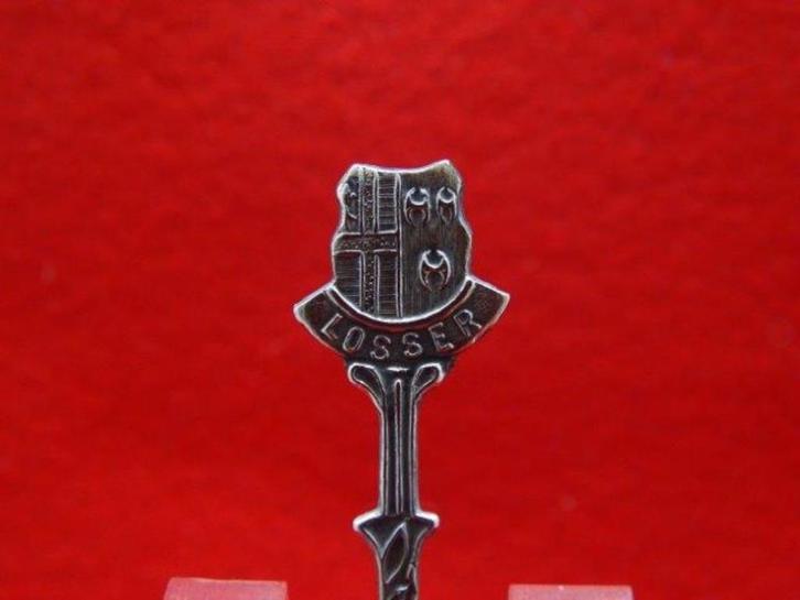 Lepeltje: Losser Borrellepeltje gemeentewapen, Antiek en Kunst, Antiek | Bestek, Verzenden