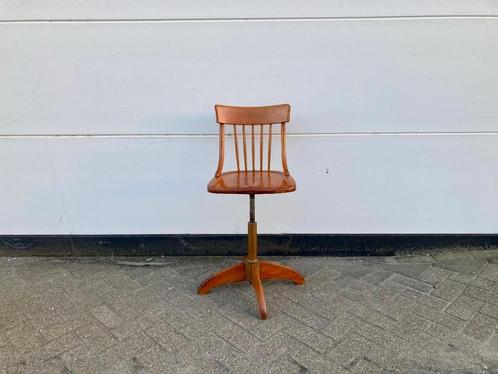 Vintage Bureaustoel, Huis en Inrichting, Bureaustoelen, Gebruikt, Bureaustoel, Bruin, Ophalen of Verzenden