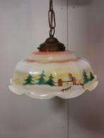 Vintage hanglamp melkglas P/A, Ophalen of Verzenden