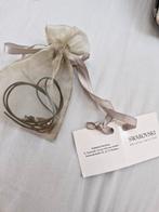 Swarovski ketting, Sieraden, Tassen en Uiterlijk, Kettingen, Met kristal, Bruin, Nieuw, Ophalen of Verzenden