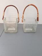 2 leuke waxinelichthouders van Riviera Maison, Huis en Inrichting, Overige materialen, Overige kleuren, Ophalen of Verzenden, Zo goed als nieuw