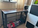 Industriële Sidetable, Huis en Inrichting, Tafels | Sidetables, Ophalen, 50 tot 100 cm, Zo goed als nieuw, Metaal