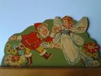 vintage kinderkapstokje sprookjesfiguren jaren 50/60, Ophalen of Verzenden, Gebruikt, Kapstokje