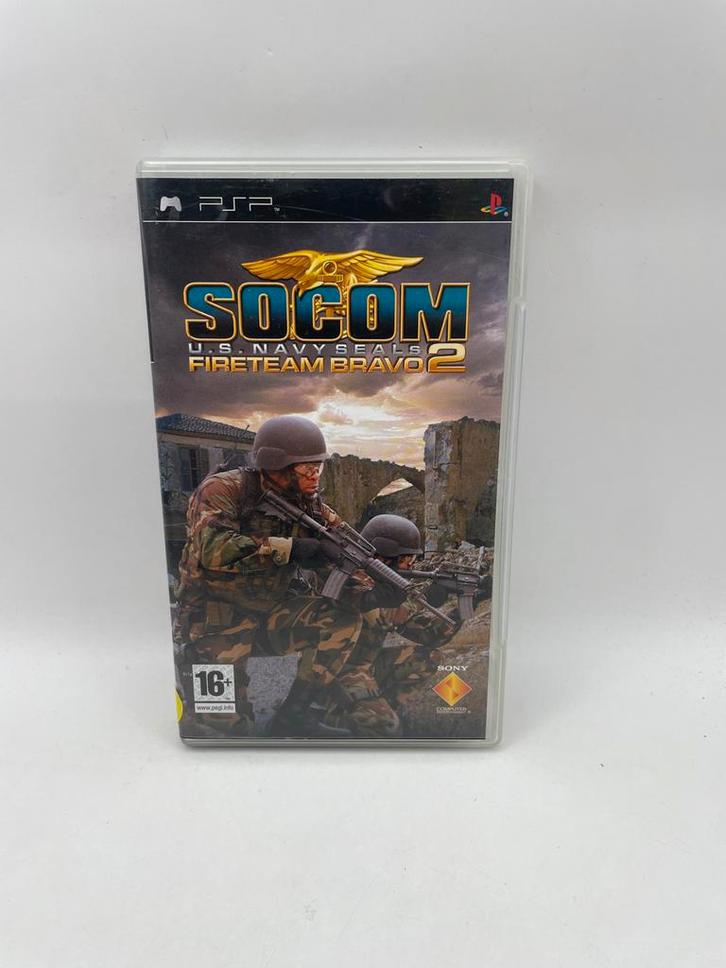 SOCOM: U.S. Navy SEALs Fireteam Bravo 2 - PSP, Spelcomputers en Games, Games | Sony PlayStation Portable, Gebruikt, Shooter, 1 speler