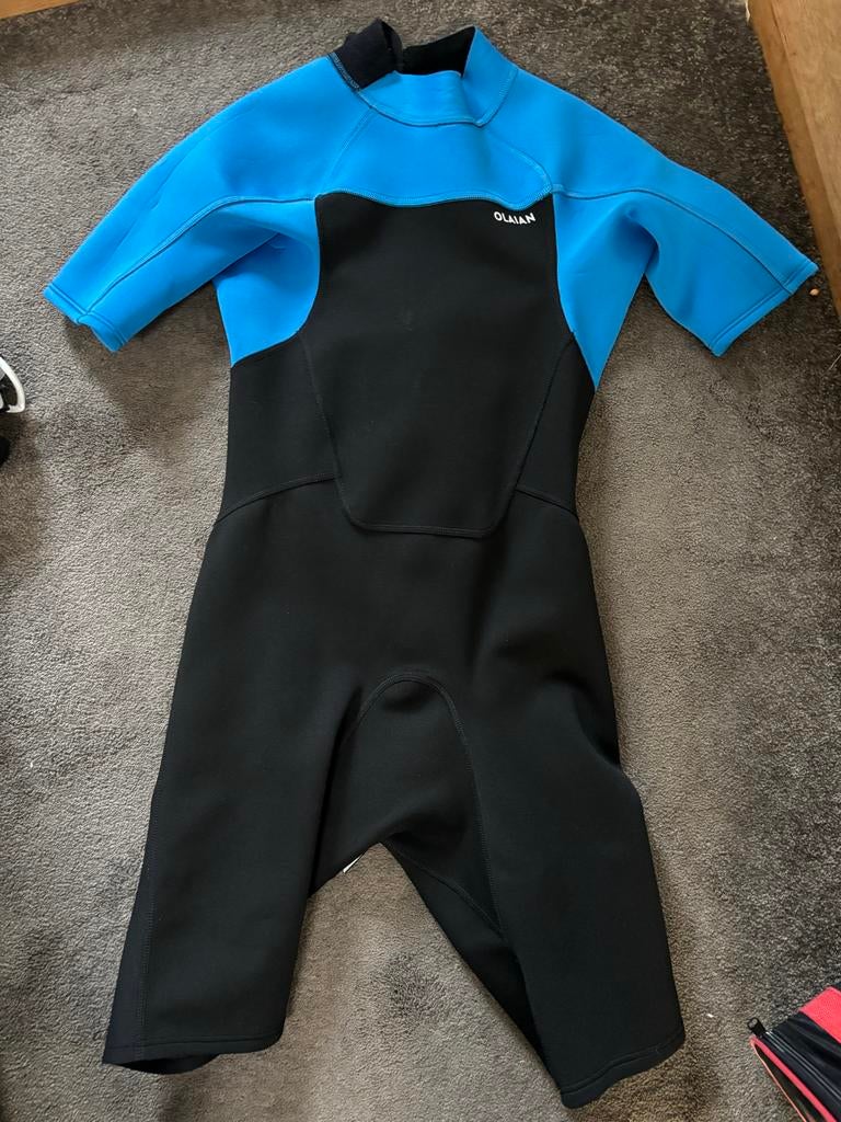 Korte mouw wetsuit voor kind 11 jaar, Ophalen of Verzenden, Gebruikt, Kind, Wetsuit