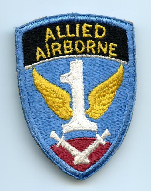 WO2 US First Allied Airborne Army Command patch, Verzamelen, Militaria | Tweede Wereldoorlog, Landmacht, Embleem of Badge, Amerika