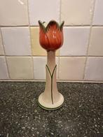 Vintage Tulp kandelaar - gesigneerd, Ophalen of Verzenden, Overige materialen, Kandelaar, Minder dan 25 cm