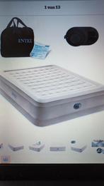 Intex Luchtbed 2-persoons met Pomp, Caravans en Kamperen, Luchtbedden, Ophalen, Ingebouwde pomp, Zo goed als nieuw, 2-persoons