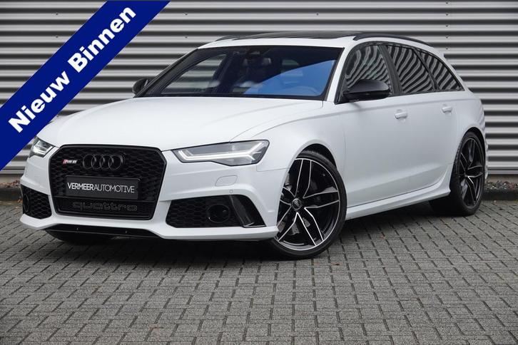 Audi A6 Avant 4.0 TFSI RS 6 quattro Pro Line Plus | Pano | B, Auto's, Audi, Bedrijf, Te koop, RS6, 4x4, ABS, Adaptive Cruise Control