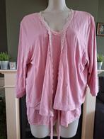 Yoek roze combi top vest M 44 top kwaliteit 2 delig, Yoek, Verzenden, Maat 42/44 (L), Roze