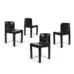 Set Tafel Stoelen, Ophalen, Kunststof, Gebruikt, Zwart