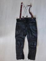 Leren motorbroek incl. bretels maat 58 merk akita, Ophalen, Tweedehands, Heren, Broek | leer