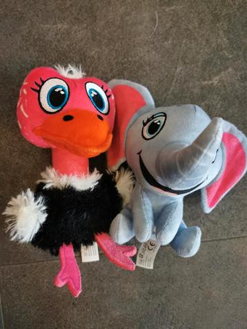 Lidl Knuffels: Struisvogel & Olifant beschikbaar voor biedingen