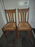 Antieke eetkamerstoelen twee stuks, Antiek en Kunst, Antiek | Meubels | Stoelen en Banken, Ophalen