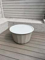 Tuin salontafel incl opberging, Tuin en Terras, Tuintafels, Ophalen, Gebruikt, Rond, Kunststof