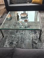 Mooie glazen salontafel, Huis en Inrichting, Tafels | Salontafels, Ophalen, Vierkant, Zo goed als nieuw, Glas