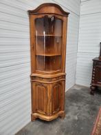 Vitrine hoekkast, Ophalen, 50 tot 100 cm, Zo goed als nieuw, Minder dan 100 cm