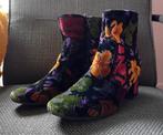 Bloemen Enkellaarsjes maat 38-39, Kleding | Dames, Schoenen, Zwart, Lage of Enkellaarzen, Ophalen of Verzenden, Onbekend