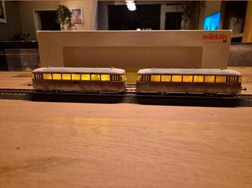 Märklin 39983 - Besneeuwde railbus met bijwagen - DB, Hobby en Vrije tijd, Modeltreinen | H0, Zo goed als nieuw, Locomotief, Wisselstroom