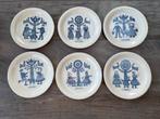Leeuwenzegel bordjes klederdracht, Huis en Inrichting, Keuken | Servies, Ophalen of Verzenden, Zo goed als nieuw, Bord(en), Overige stijlen