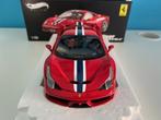 FERRARI 458 SPECIALE 1:18 HOT WHEELS ELITE, Ophalen of Verzenden, Zo goed als nieuw, Auto, Hot Wheels