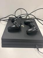 PlayStation 4 Pro 1TB + 2 Controllers PS4, Met 2 controllers, Ophalen of Verzenden, Espoortstraat 7 Enschede, Pandjeshuis053