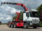 Mercedes-Benz Arocs 3251 8x4 TRIPLE!26TM KRAAN/HAAK!EURO6!TO, Auto's, Automaat, Euro 6, 510 pk, Wit