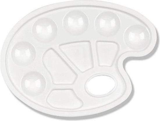 Schilderspallet Wit Kunstof van € 9,95 voor €2 NIEUW, Hobby en Vrije tijd, Feestartikelen, Nieuw, Overige typen, Overige, Ophalen of Verzenden