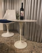 Knoll int Saarinen bijzettafel tulip tafel ovaal 70 s, Gebruikt, Ophalen of Verzenden, Ovaal