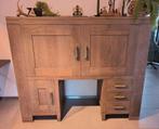 Mooie massief eiken computerkast, Ophalen, Gebruikt, 120 tot 170 cm, 40 tot 80 cm