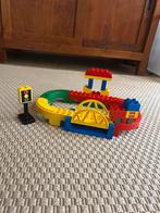 Duplo Treinbaan met Trein en Brug, Ophalen of Verzenden, Gebruikt, Losse stenen, Duplo