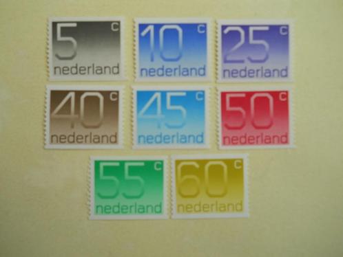 Nederland 1976 Crouwel Rolzegels Nvph.1108A-1115A postfris, Postzegels en Munten, Postzegels | Nederland, Postfris, Na 1940, Ophalen of Verzenden