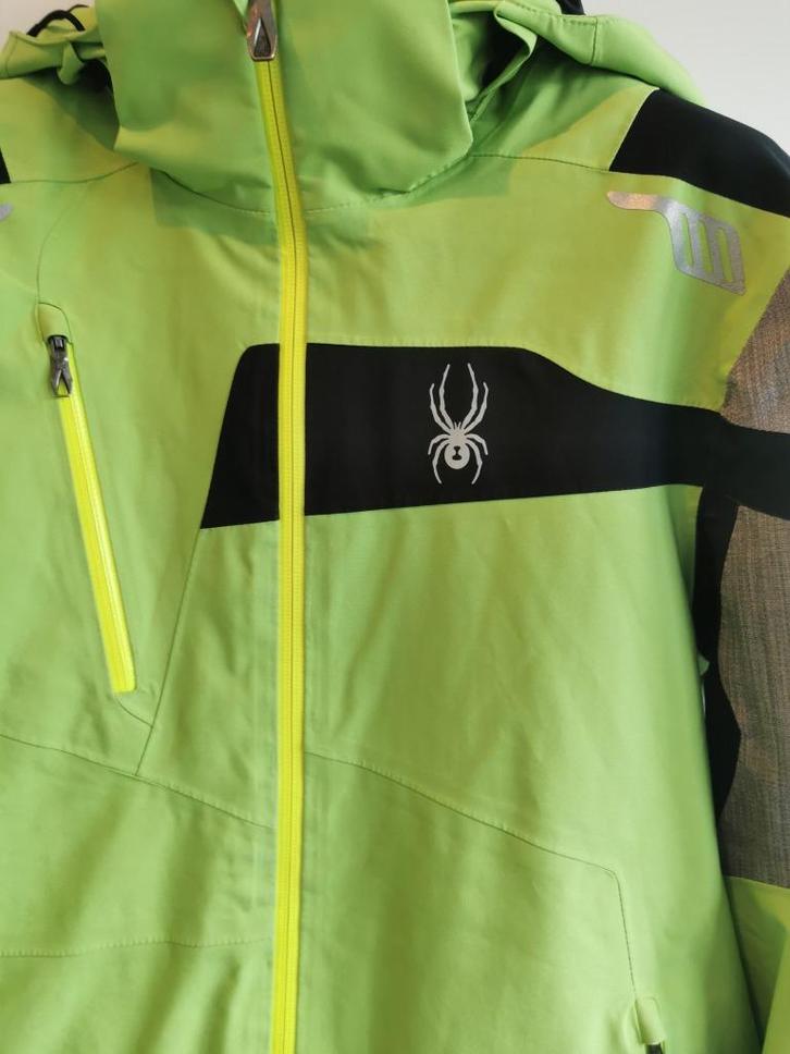 Spyder Titan/Dare skipak M/50, grijs, groen,zwart, gore-tex, Kleding | Heren, Wintersportkleding, Gedragen, Pak, Maat 48/50 (M)