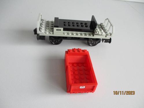 LEGO GRIJZE 9v 4564 Goederenwagon in echt perfecte staat!, Kinderen en Baby's, Speelgoed | Duplo en Lego, Zo goed als nieuw, Lego