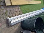Electric Zonne luifel  340br.  250 uitdraai.gestreept., Tuin en Terras, Zonneschermen, Ophalen, Elektrisch, Zo goed als nieuw